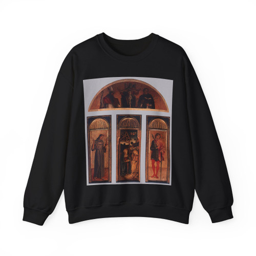 BELLINI, Jacopo - Triptych of the Nativity (Artwork) Crewneck Sweatshirt