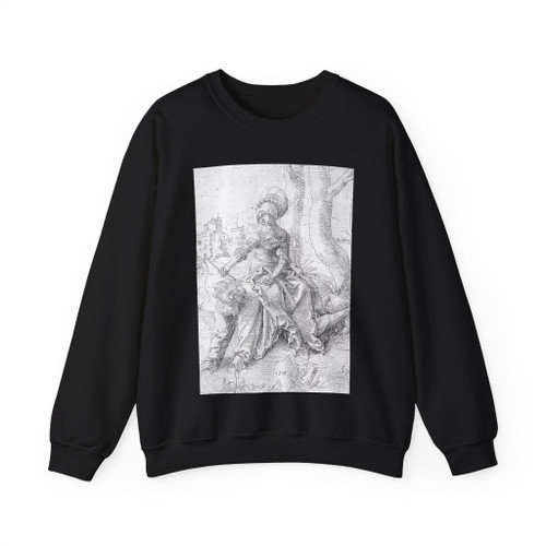 BALDUNG GRIEN, Hans - Phyllis and Aristotle (Artwork) Crewneck Sweatshirt