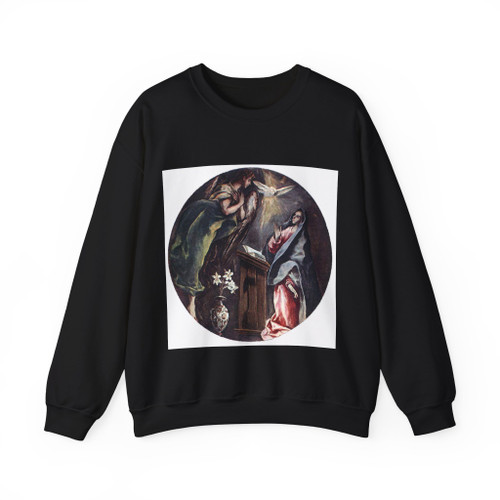GRECO, El -1603-1605- The Annunciation (Artwork) Crewneck Sweatshirt