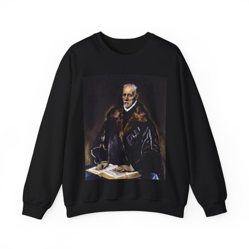 GRECO, El -1606-1610- A Prelate (Artwork) Crewneck Sweatshirt