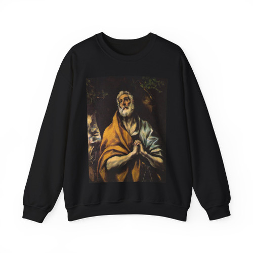 GRECO, El -1600- The Repentant Peter (Artwork) Crewneck Sweatshirt