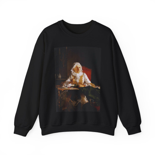 AVED, Jacques-Andre-Joseph - Madame Crozat (Artwork) Crewneck Sweatshirt