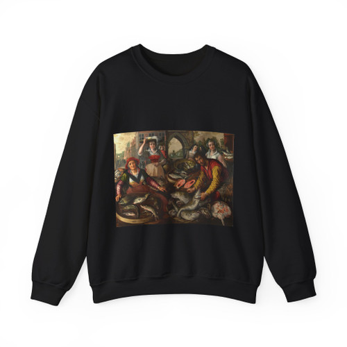 BEUCKELAER, Joachim - The Four Elements, Water (Artwork) Crewneck Sweatshirt