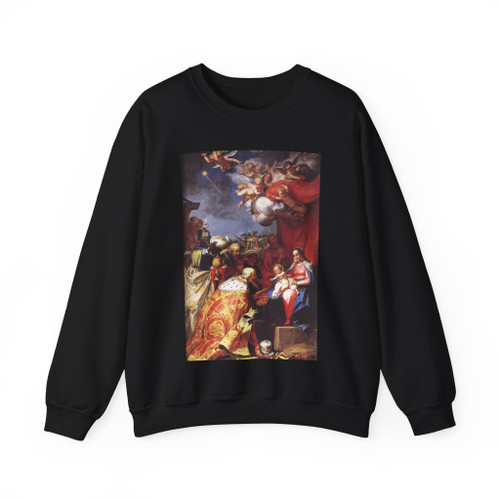 BLOEMAERT, Abraham - Adoration of the Magi (Artwork) Crewneck Sweatshirt