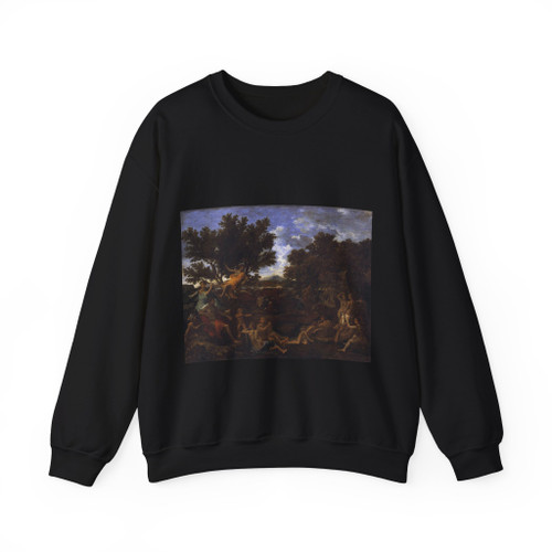 POUSSIN, Nicolas - Apollo and Daphne (Artwork) Crewneck Sweatshirt