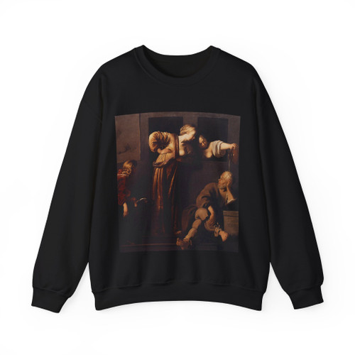 BLOMMENDAEL, Reyer van - Xantippe Dousing Socrates (Artwork) Crewneck Sweatshirt