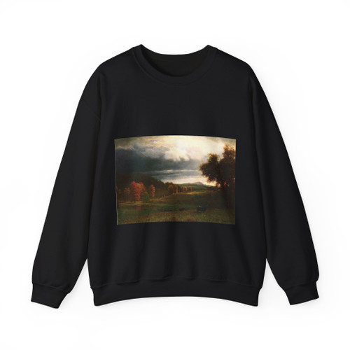 BIERSTADT, Albert - Autumn Landscape the Catskills (Artwork) Crewneck Sweatshirt