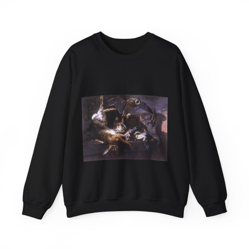 BOEL, Pieter - Still-Life with Owl (Artwork) Crewneck Sweatshirt