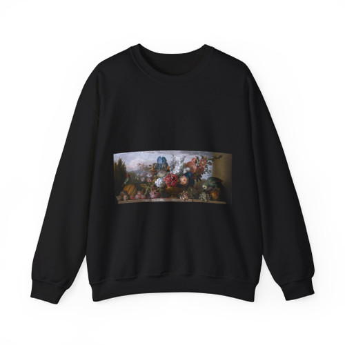 BOGDANY, Jakab - Still-Life of Flowers (Artwork) Crewneck Sweatshirt