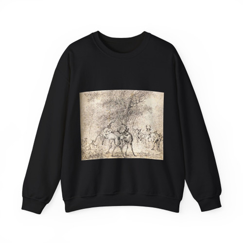 POTTER, Paulus - Deer in the Wood (Artwork) Crewneck Sweatshirt
