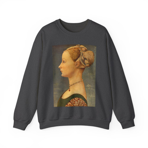 DOMENICO Veneziano - Portrait of a girl (Artwork) Crewneck Sweatshirt