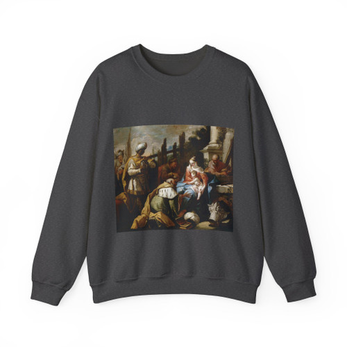 DIZIANI, Gaspare - Adoration of the Magi (Artwork) Crewneck Sweatshirt