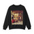 HOOCH, Pieter de - A Woman Drinking with Two Men and a Serving Woman (Artwork) Crewneck Sweatshirt