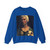 DOSSI, Dosso - Portrai tof a Young Man with a Dog and a Cat (Artwork) Crewneck Sweatshirt