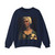 DOSSI, Dosso - Portrai tof a Young Man with a Dog and a Cat (Artwork) Crewneck Sweatshirt