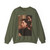 GOES, Hugo van der - Portrait of a Donor with St John the Baptist (Artwork) Crewneck Sweatshirt