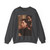 GOES, Hugo van der - Portrait of a Donor with St John the Baptist (Artwork) Crewneck Sweatshirt