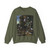 HONDECOETER, Melchior d' - Birds, Butterflies and a Frog among Plants and Fungi (Artwork) Crewneck Sweatshirt