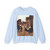 HOOCH, Pieter de - Portrait of a Family in a Courtyard in Delft (Artwork) Crewneck Sweatshirt