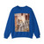 GOZZOLLI, Benozzo - St Jerome Pulling a Thorn from a Lion's Paw (Artwork) Crewneck Sweatshirt