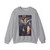 GRECO, El -1586-90- Christ on the Cross with the Two Maries and St John (Artwork) Crewneck Sweatshirt