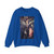 GRECO, El -1586-90- Christ on the Cross with the Two Maries and St John (Artwork) Crewneck Sweatshirt