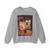 HOOCH, Pieter de - A Woman with a Baby in Her Lap, and a Small Child (Artwork) Crewneck Sweatshirt