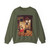 HOOCH, Pieter de - A Woman with a Baby in Her Lap, and a Small Child (Artwork) Crewneck Sweatshirt