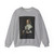 HELST, Bartholomeus van der - Portrait of a Lady in Black Satin with a Fan (Artwork) Crewneck Sweatshirt