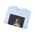 HELST, Bartholomeus van der - Portrait of a Lady in Black Satin with a Fan (Artwork) Crewneck Sweatshirt