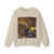 HOOCH, Pieter de - A Man with Dead Birds, and Other Figures, in a Stable (Artwork) Crewneck Sweatshirt
