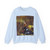 HOOCH, Pieter de - A Man with Dead Birds, and Other Figures, in a Stable (Artwork) Crewneck Sweatshirt
