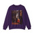 HOOCH, Pieter de - A Woman Nursing an Infant with a Child and a Dog (Artwork) Crewneck Sweatshirt