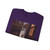 HOOCH, Pieter de - A Woman Nursing an Infant with a Child and a Dog (Artwork) Crewneck Sweatshirt
