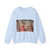 DOMENICO di Michelino - Dante Illuminating Florence with his Poem (detail)2 (Artwork) Crewneck Sweatshirt