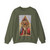 ANTONIO da Firenze - Crucifixion with Mary and St John the Evangelist (Artwork) Crewneck Sweatshirt