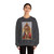 ANTONIO da Firenze - Crucifixion with Mary and St John the Evangelist (Artwork) Crewneck Sweatshirt