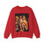 MANTEGNA, Andrea - The holy family with saints Elizabeth and the infant John the Baptist (Artwork) Crewneck Sweatshirt