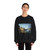 MARIESCHI, Michele - Buildings and Figures near a River with Shipping (Artwork) Crewneck Sweatshirt