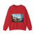MARIESCHI, Michele - Buildings and Figures near a River with Shipping (Artwork) Crewneck Sweatshirt