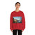 MARIESCHI, Michele - Buildings and Figures near a River with Shipping (Artwork) Crewneck Sweatshirt