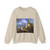 GRANET, Francois-Marius - S. Trinita dei Monti and the Villa Medici, Rome (Artwork) Crewneck Sweatshirt