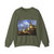 GRANET, Francois-Marius - S. Trinita dei Monti and the Villa Medici, Rome (Artwork) Crewneck Sweatshirt