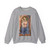 DOMENICO Veneziano - The Madonna and Child with Saints (detail)2 (Artwork) Crewneck Sweatshirt
