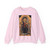 BICCI, Nero di - Virgin and Child Enthroned with Four Angels (Artwork) Crewneck Sweatshirt