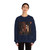 HOOCH, Pieter de - Mother Lacing Her Bodice beside a Cradle (Artwork) Crewneck Sweatshirt