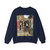 HOOCH, Pieter de - The Courtyard of a House in Delft (Artwork) Crewneck Sweatshirt