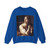 BERNINI, Gian Lorenzo -portrait- David with the Head of Goliath (Artwork) Crewneck Sweatshirt