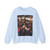 CORNELISZ van Oostsanen, Jacob - Crucifixion with Donors and Saints (Artwork) Crewneck Sweatshirt