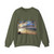 DELACROIX, EUGENE - The Sea from the Heights of Dieppe (Artwork) Crewneck Sweatshirt